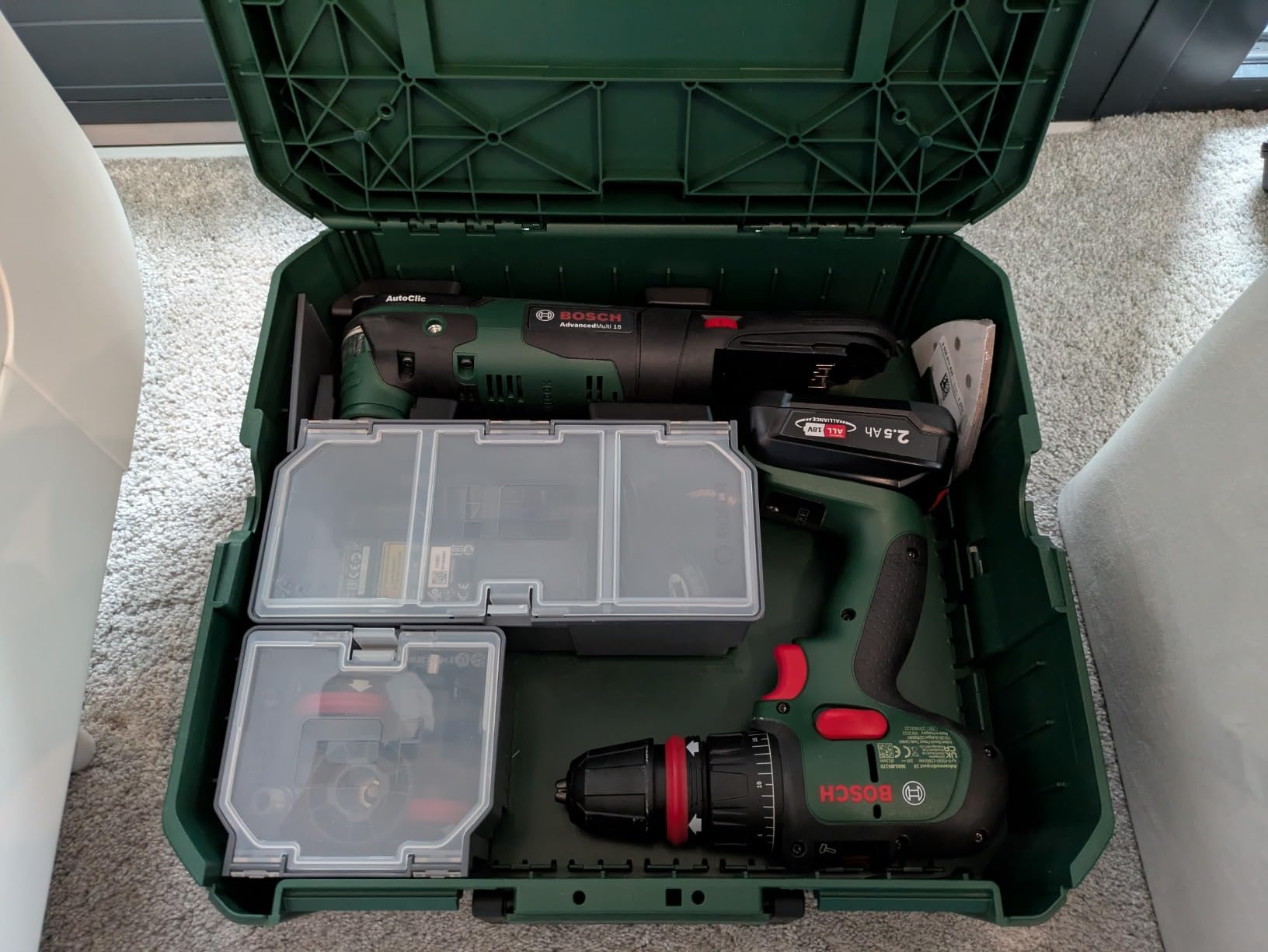 Bosch AdvancedMulti 18 multiutensile 18V senza batteria SystemBox