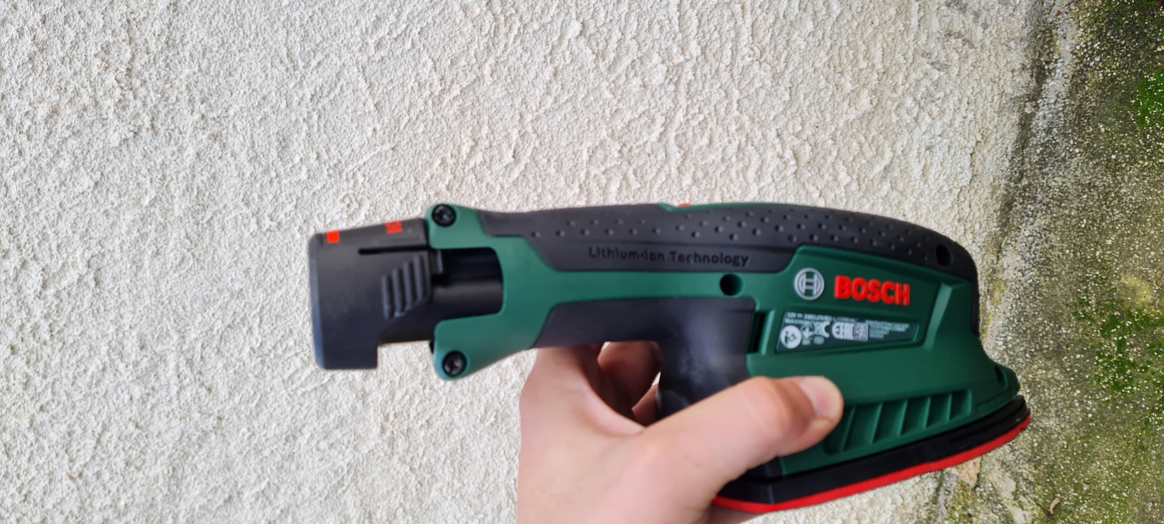 Bosch EasySander 12 levigatrice palmare corpo macchina 12V microvelcro