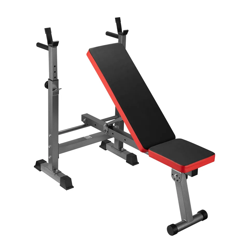Wiltec Panca pesi 2in1 pieghevole 230 kg con bilanciere