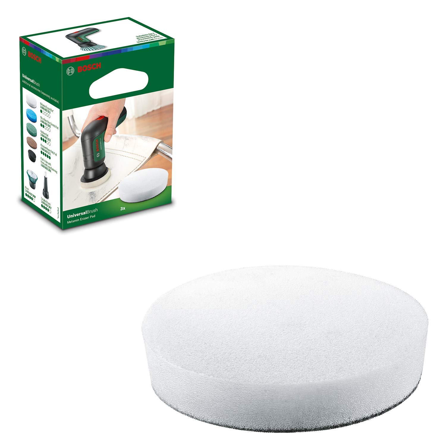 Bosch UniversalBrush Tamponi Abrasivi 3 Pezzi 65 mm