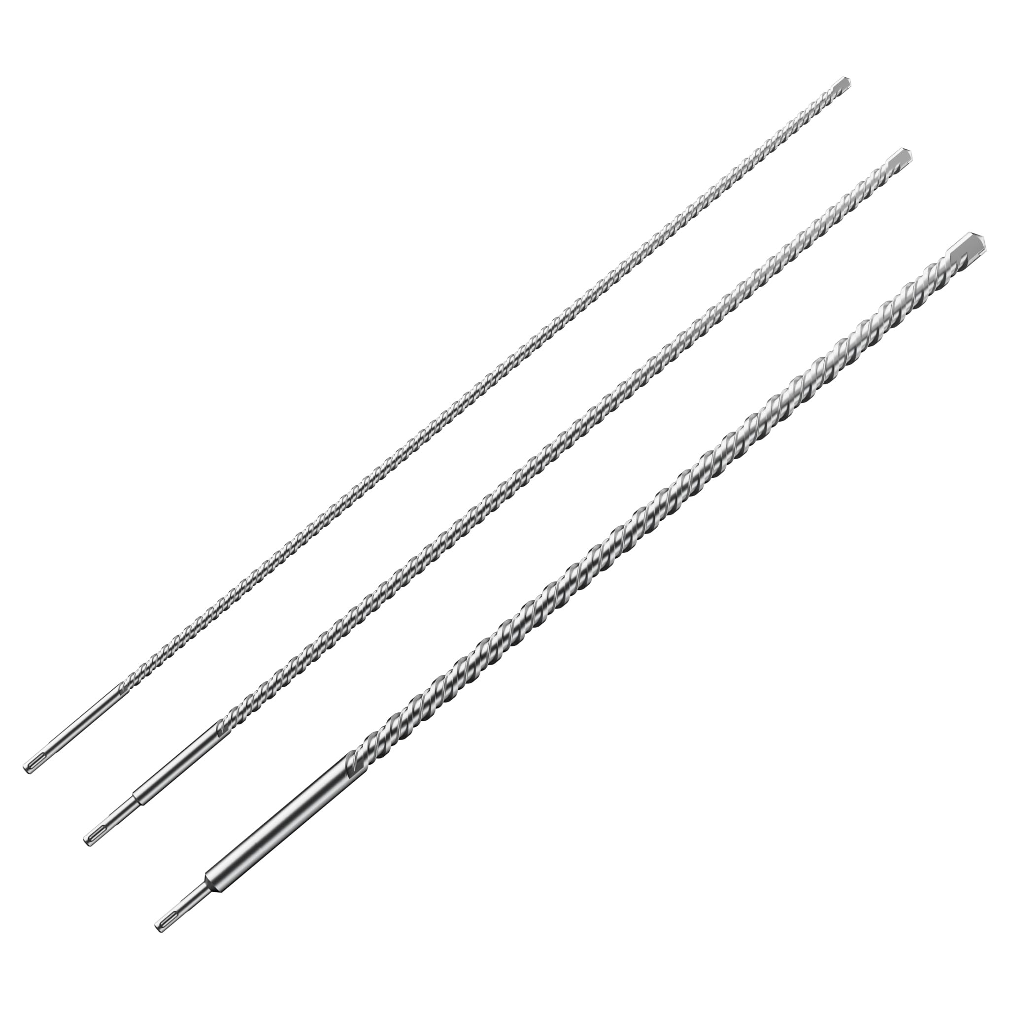 XPOtool Set Punte Scalpelli SDS-Plus 17 Pezzi Valigetta