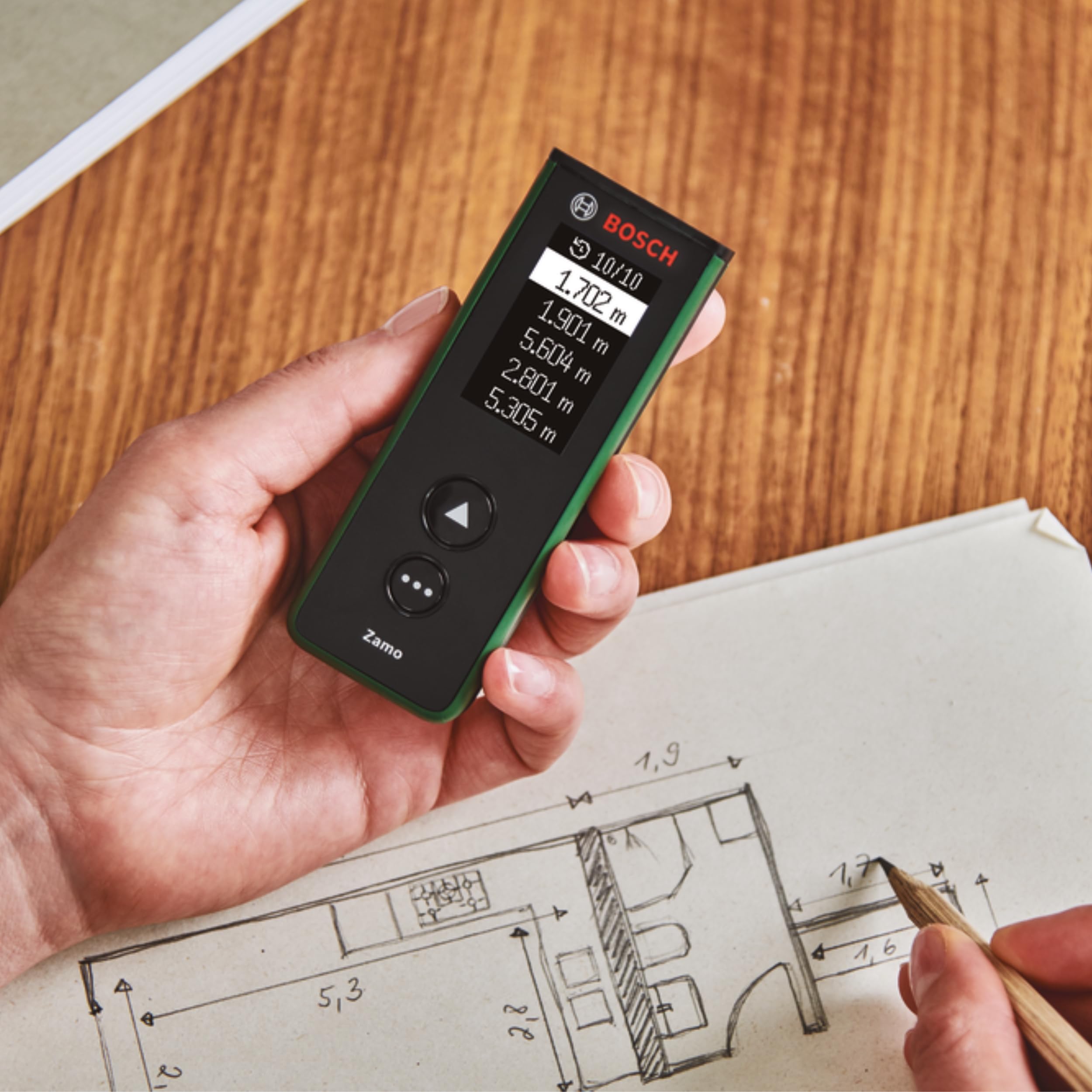 Bosch Zamo distanziometro laser 40 m USB-C senza accessori