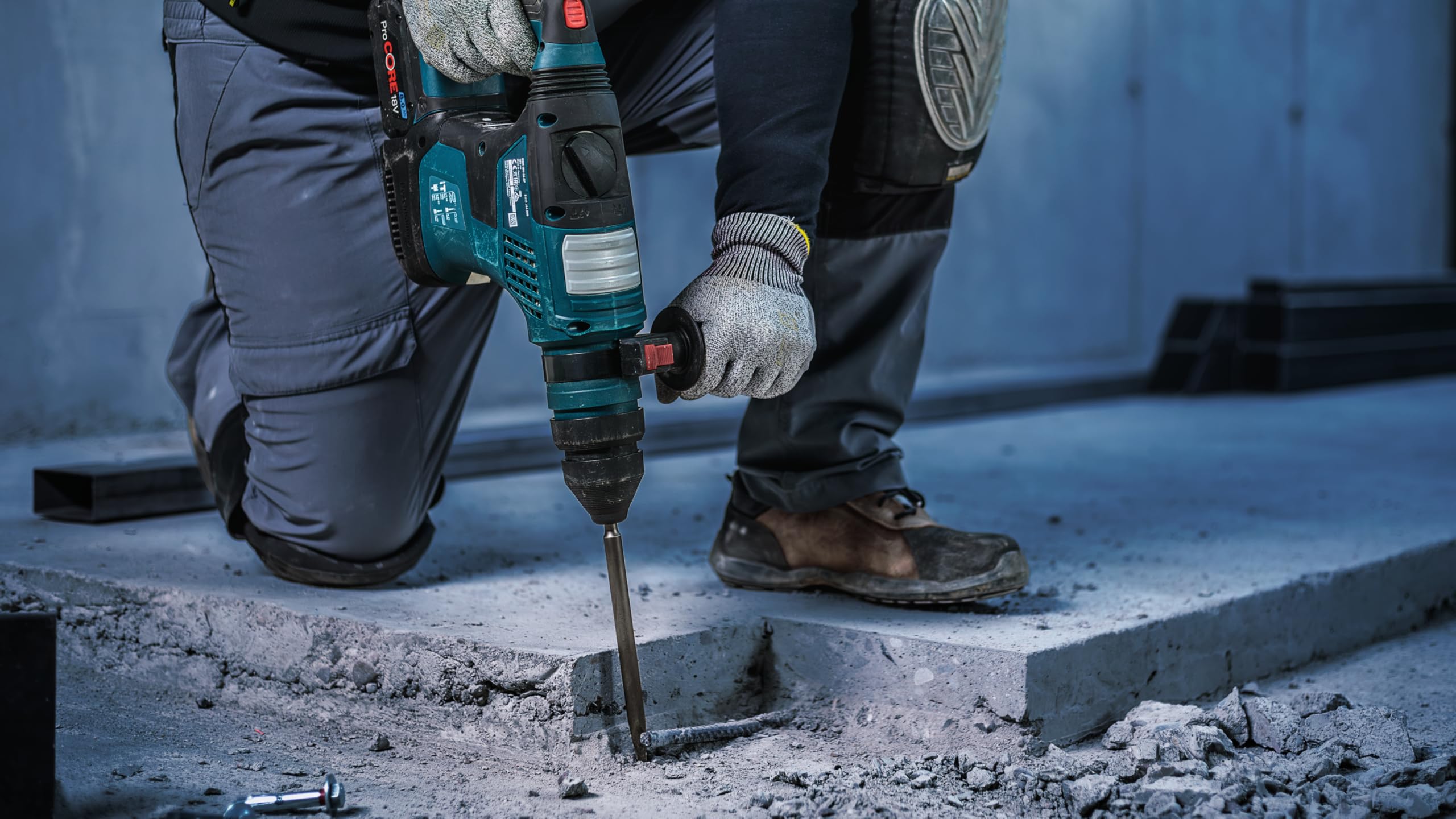 Bosch Professional SDS Plus-5 Set 6 Punte Scalpelli Cemento