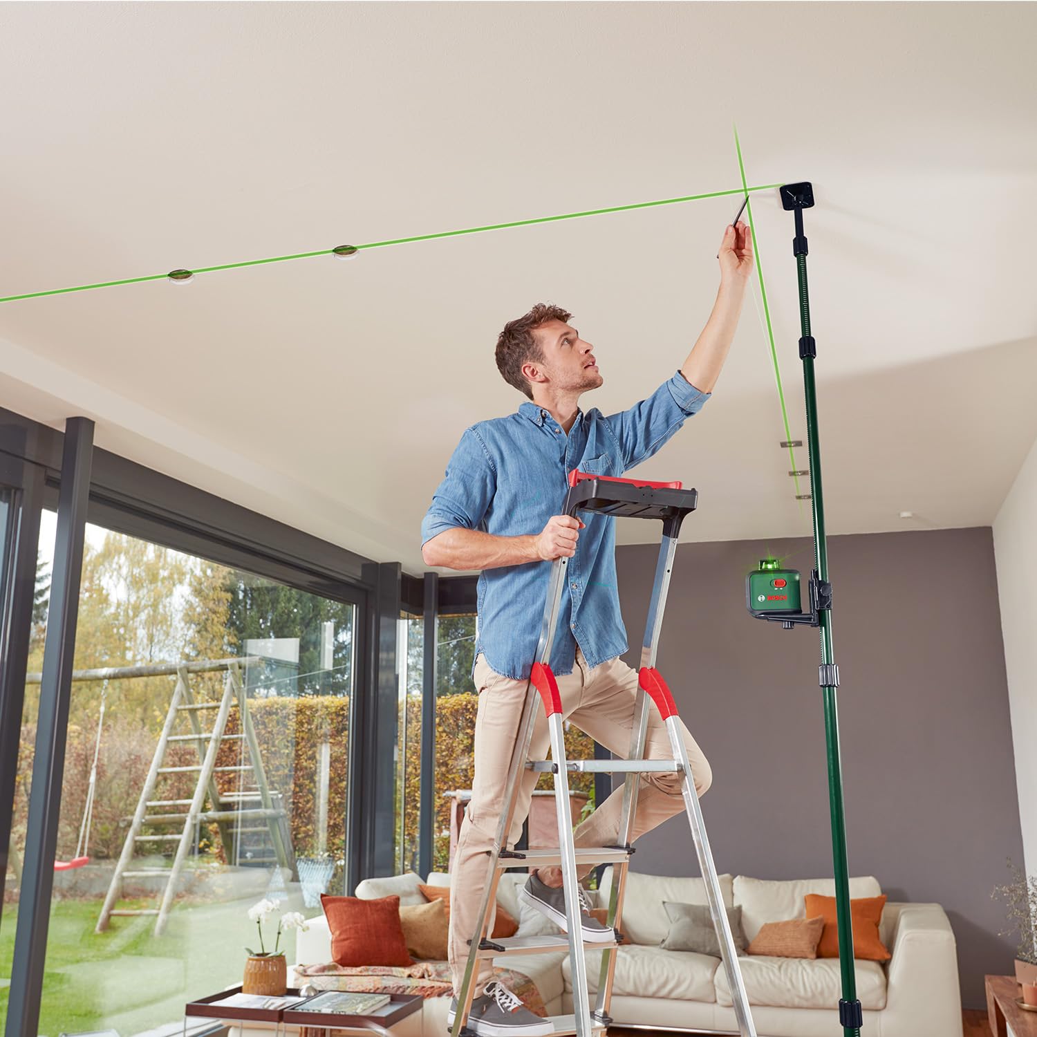 Bosch TP 320 Asta Telescopica 106-320 cm per Laser
