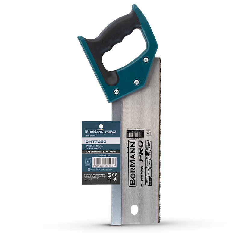 Bormann Pro sega a dorso 300mm denti 2 angoli taglio pulito