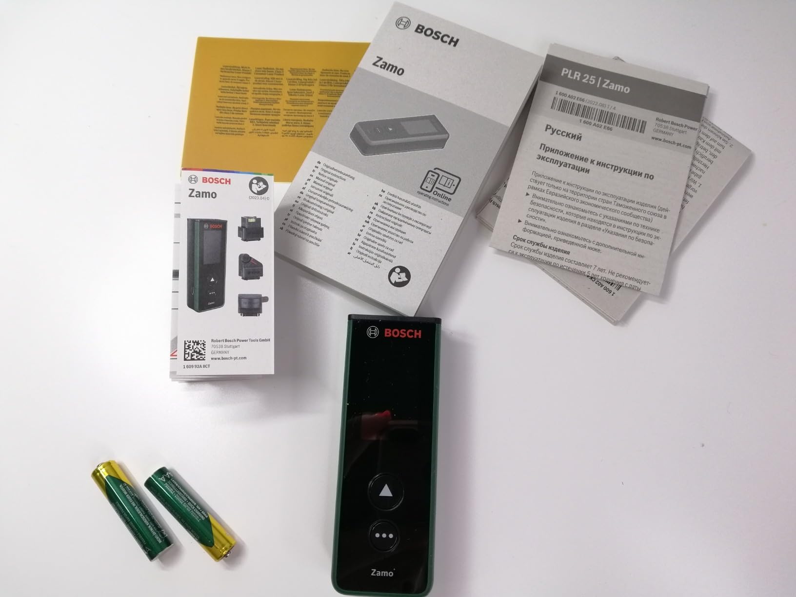 Bosch Zamo Misuratore Laser 25 m Area con Memoria