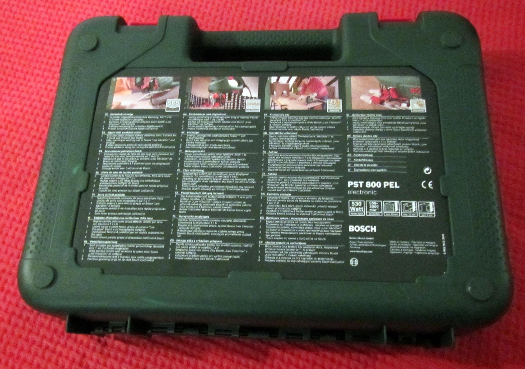Bosch PST 800 PEL seghetto alternativo 530W taglio 80 mm