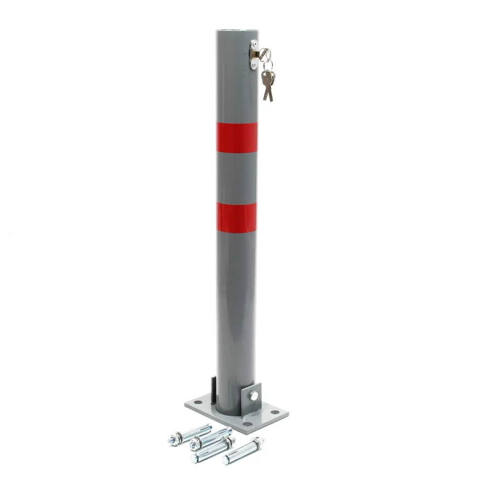 Wiltec Dissuasore Parcheggio Pieghevole 705 mm con Chiave