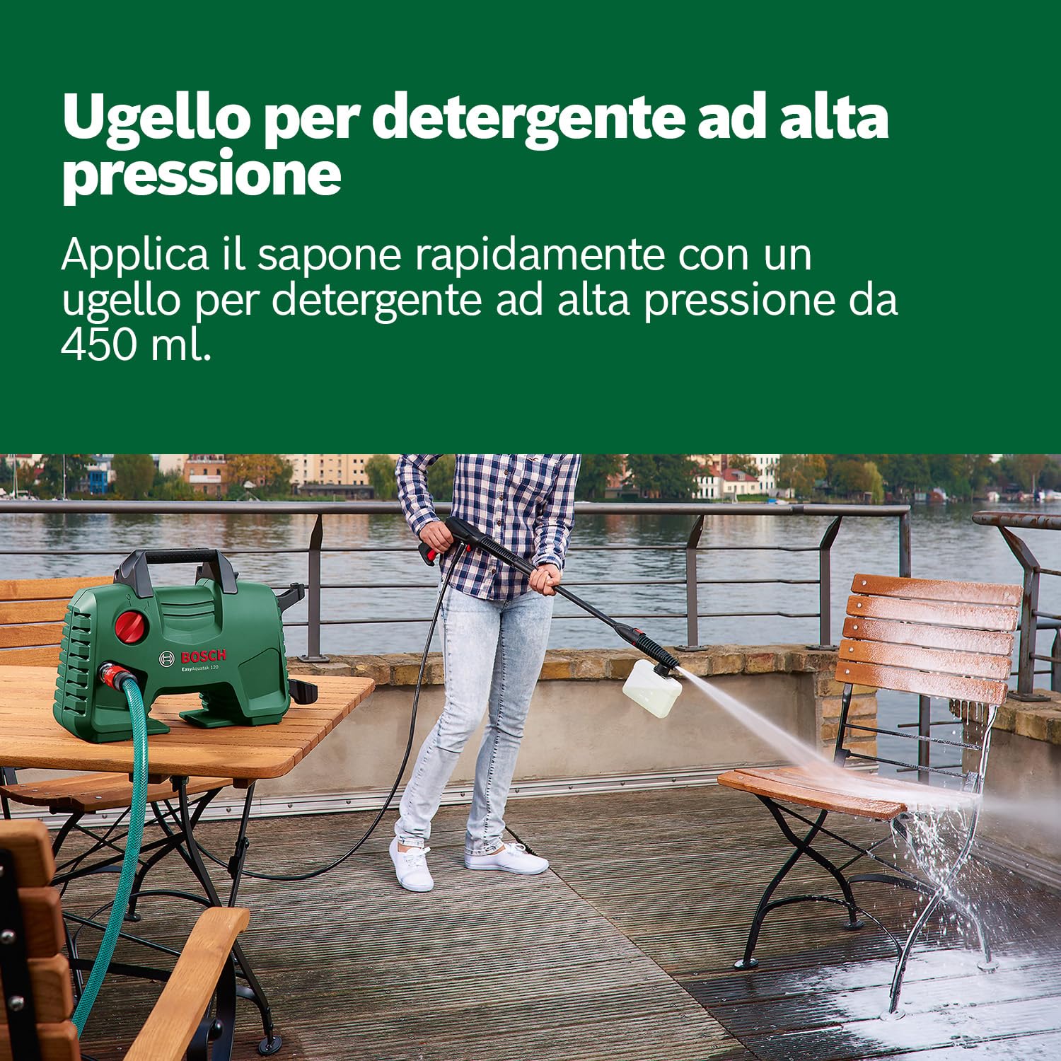 Bosch Easy Aquatak 120 idropulitrice 120 bar 1500 W