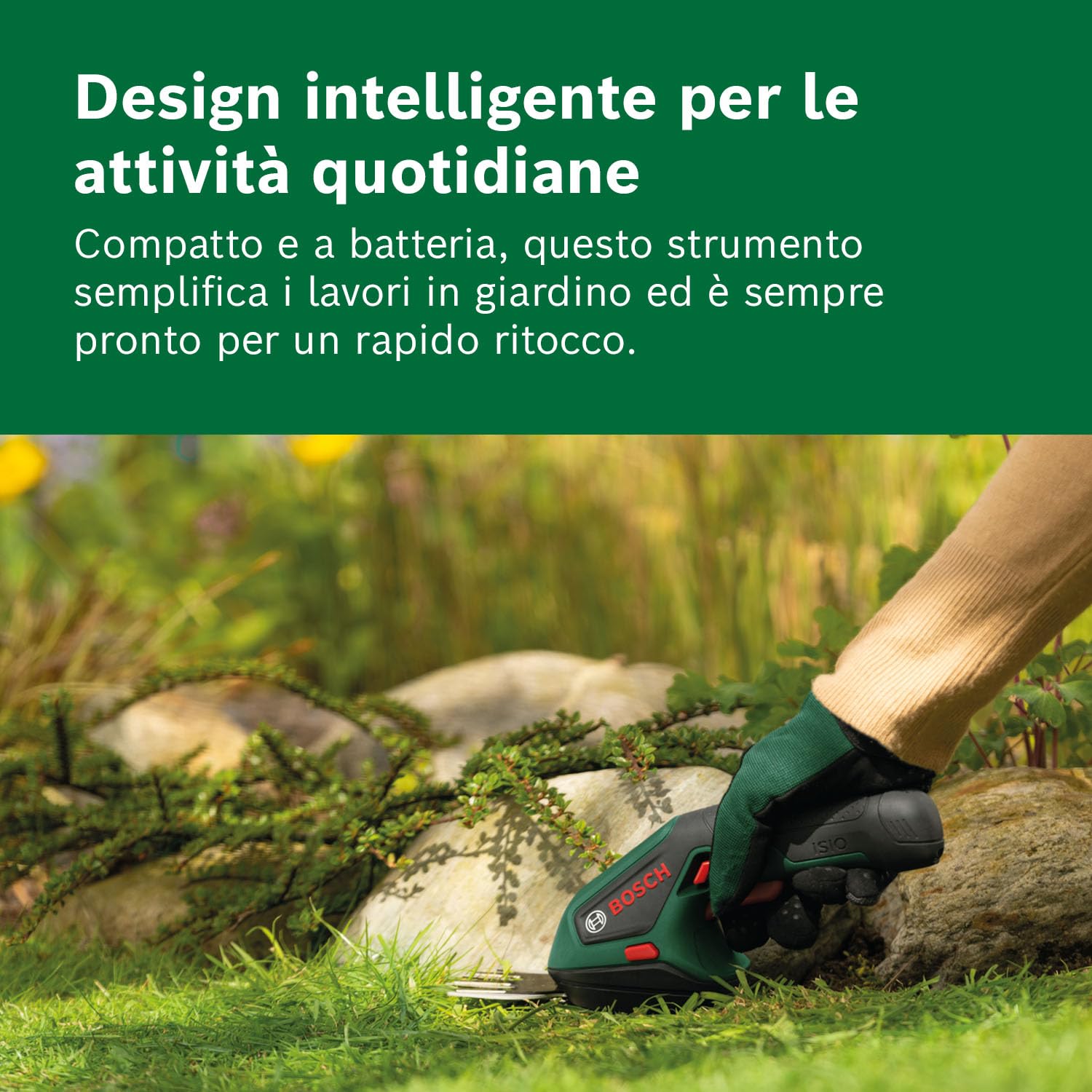 Bosch ISIO 4V forbice per erba a batteria lama 80 mm