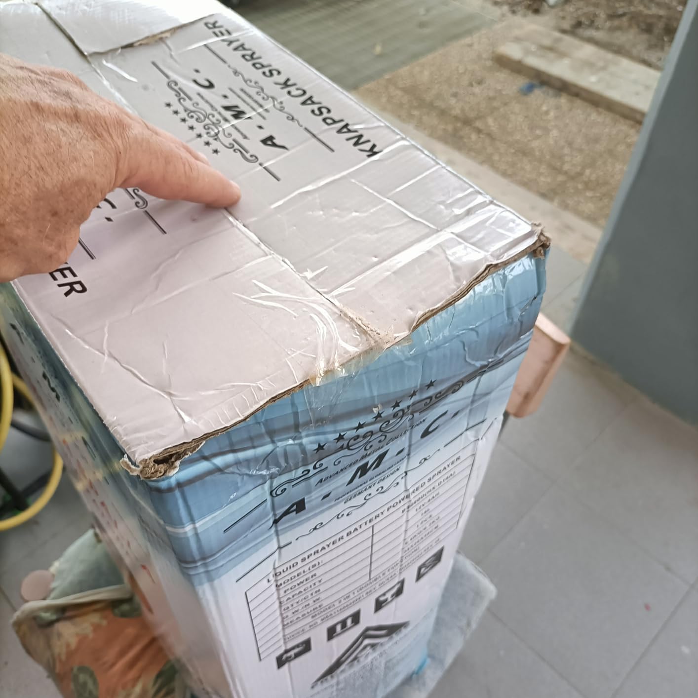 DE ROSA SHOP Pompa Irroratrice Batteria 16L 12V a spalla verderame