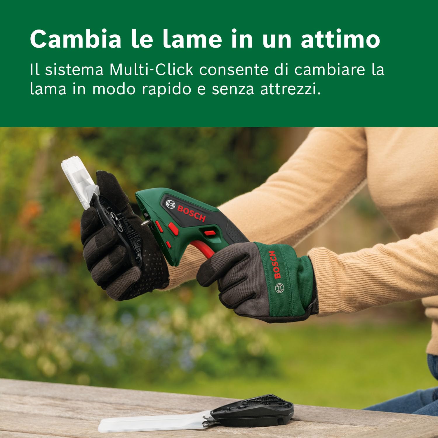 Bosch ISIO 4V forbice per erba a batteria lama 80 mm