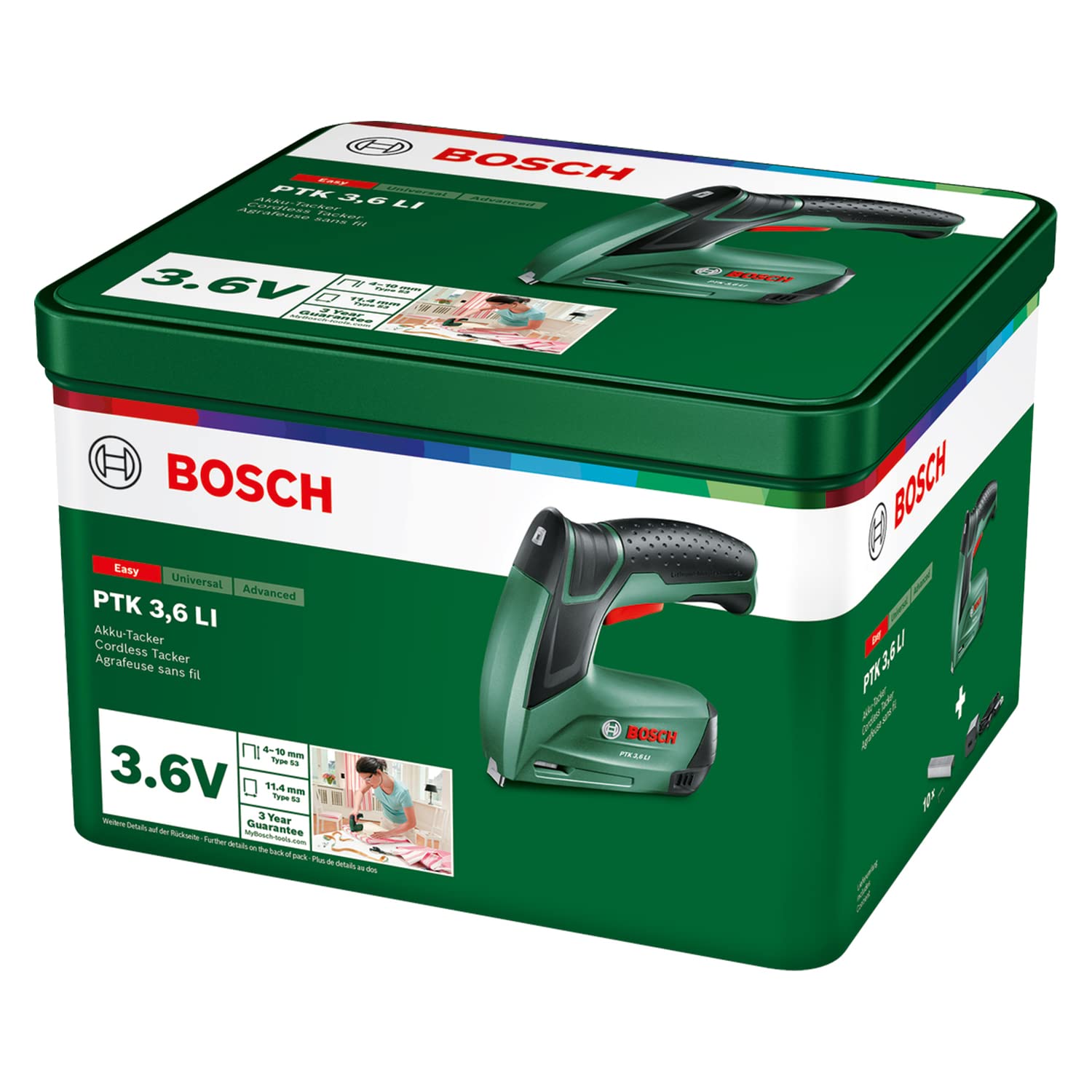 Bosch PTK 3,6 LI graffatrice batteria 3,6V valigetta