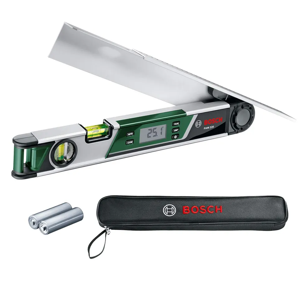 Bosch PAM 220 goniometro digitale 0-220° prolunga 40 cm