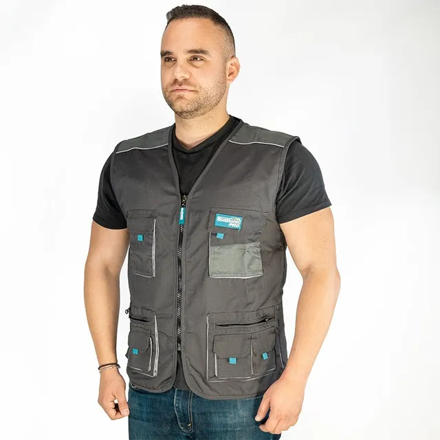 Bormann Pro BPP7014 Torino Gilet da Lavoro XXL/58 Nero