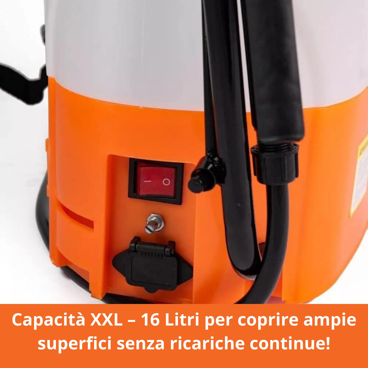 DE ROSA SHOP Pompa Irroratrice Batteria 16L 12V a spalla verderame