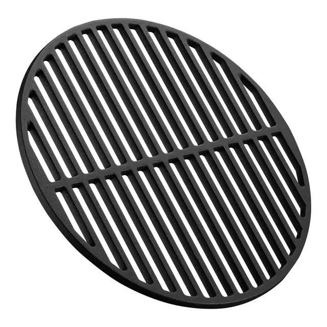 Wiltec griglia barbecue in ghisa rotonda 34,5 cm spessore 9 mm