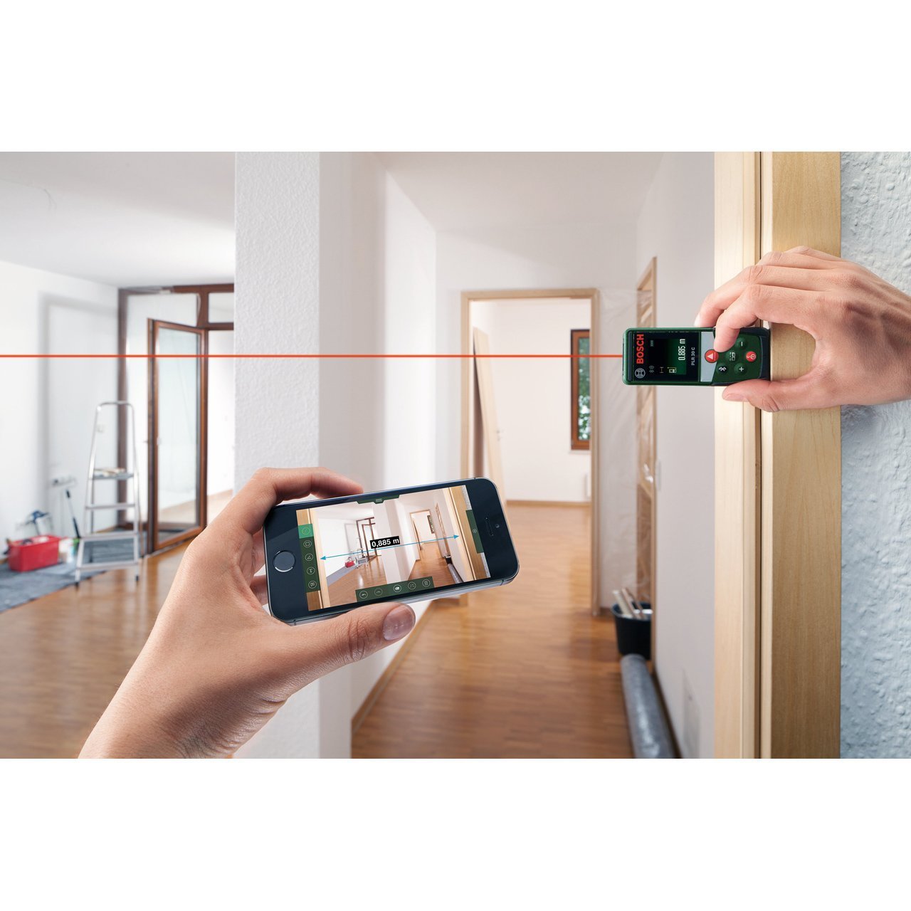 Bosch PLR 30 C distanziometro laser 30 m Bluetooth