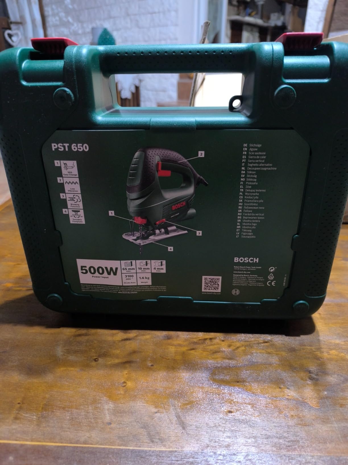 Bosch PST 650 Seghetto Alternativo 500W in Valigetta
