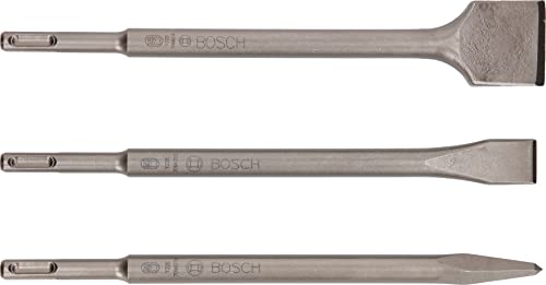Bosch Set Scalpelli SDS Plus 3 Pezzi Calcestruzzo