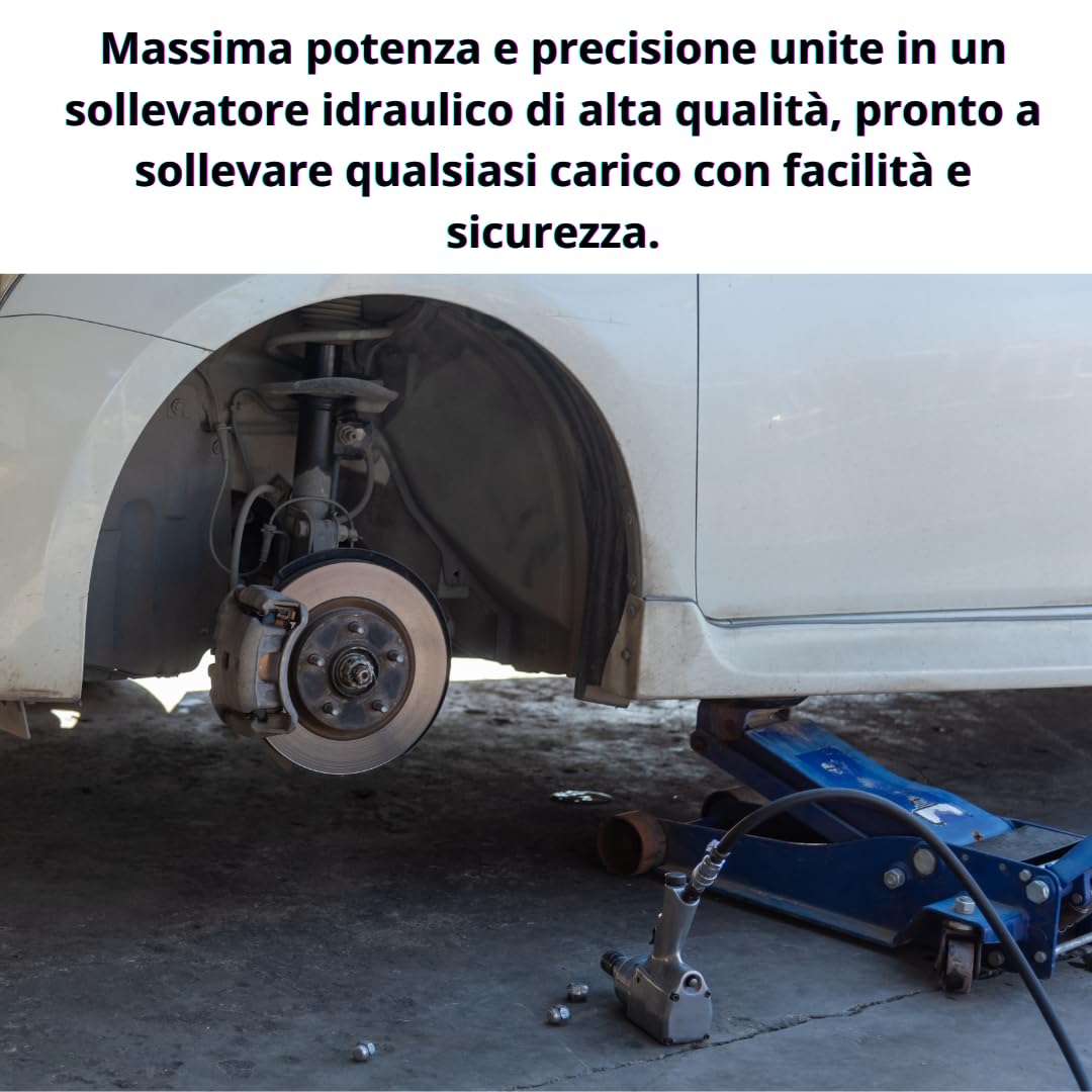 DE ROSA SHOP Cric Idraulico 4T doppio pistone ribassato