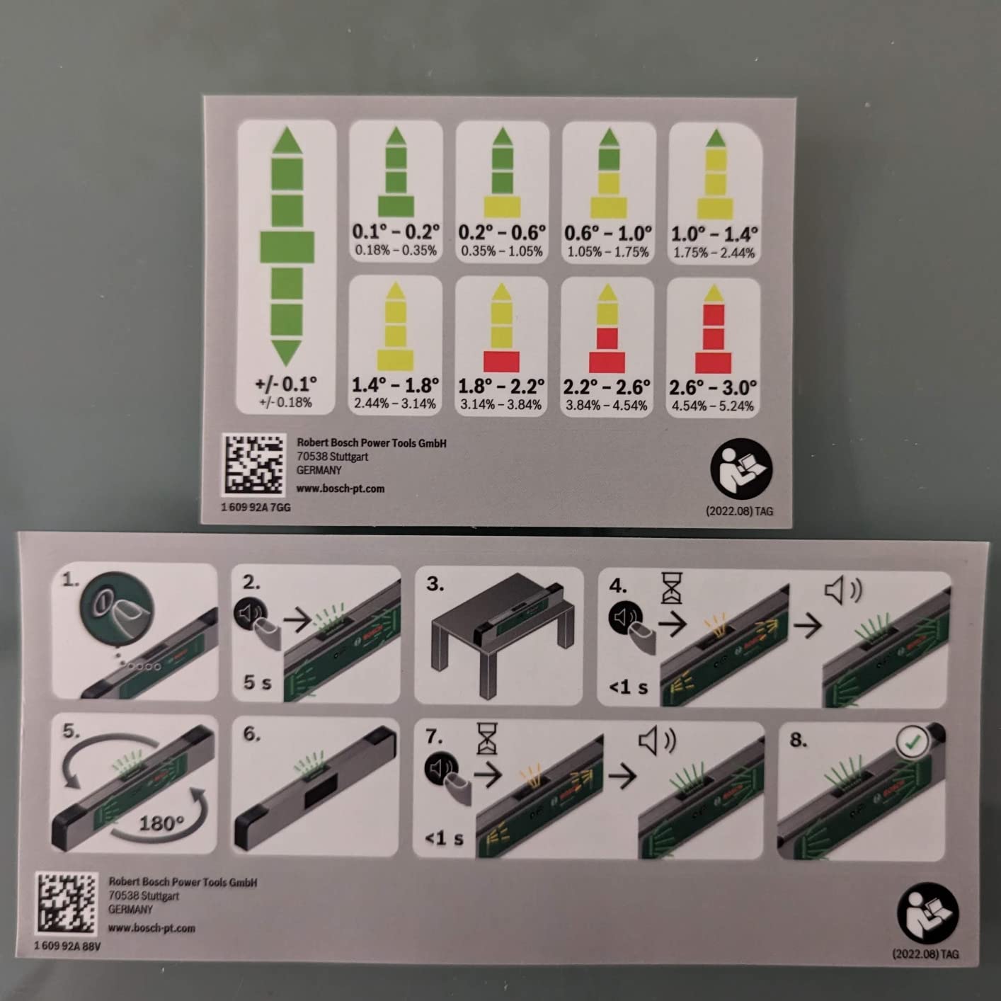 Bosch EasySpiritLevel Livella Laser Verde Cartone E-Commerce