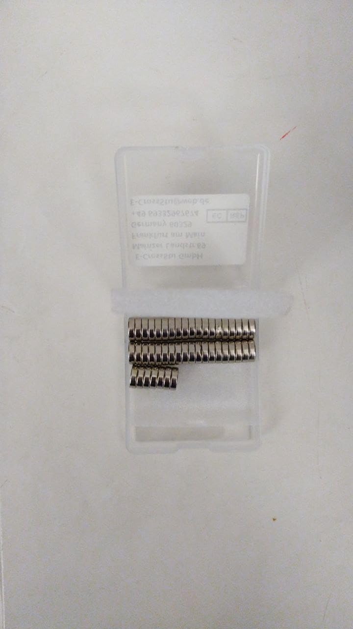 Wzone Magneti Neodimio 6x3mm 80 Pezzi forti