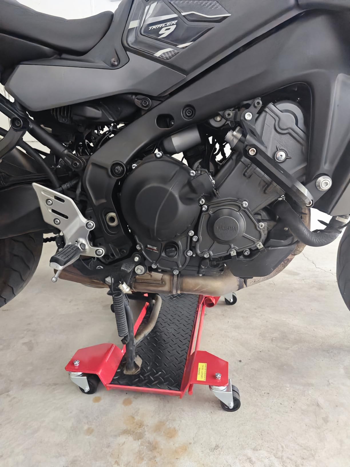 Wiltec Carrello Sposta Moto 60x42 cm 250 kg Corto