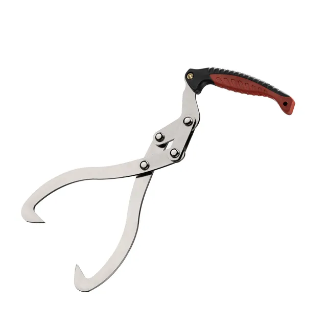 Wiltec Pinze per Legna 44 cm Acciaio fino a 100 kg Ø 30 cm