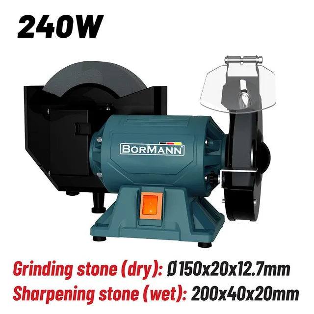 Bormann Mola da Banco Doppia 150/200mm 240W Secco Acqua