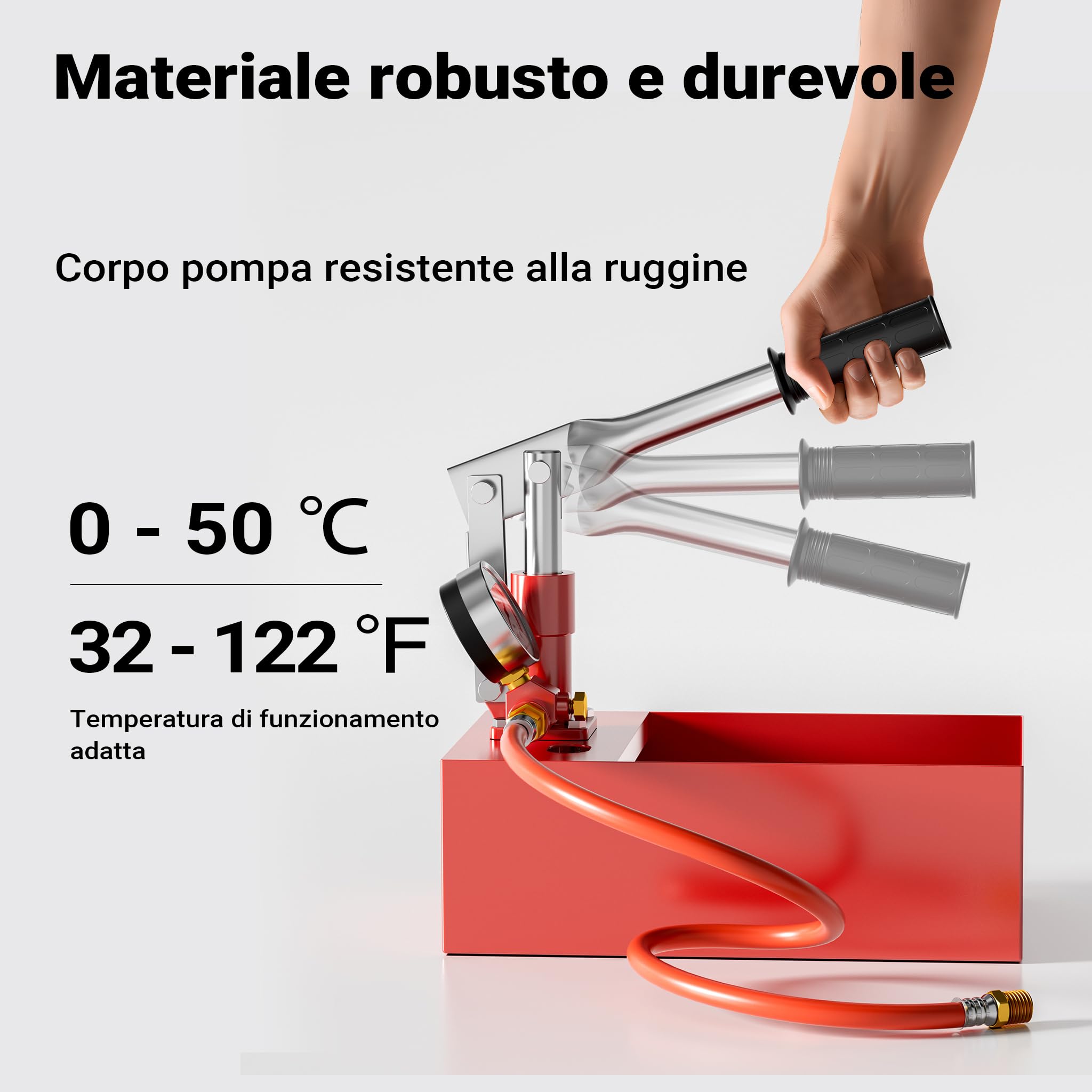 Wiltec Pompa Riempimento e Collaudo 25 Bar Manuale