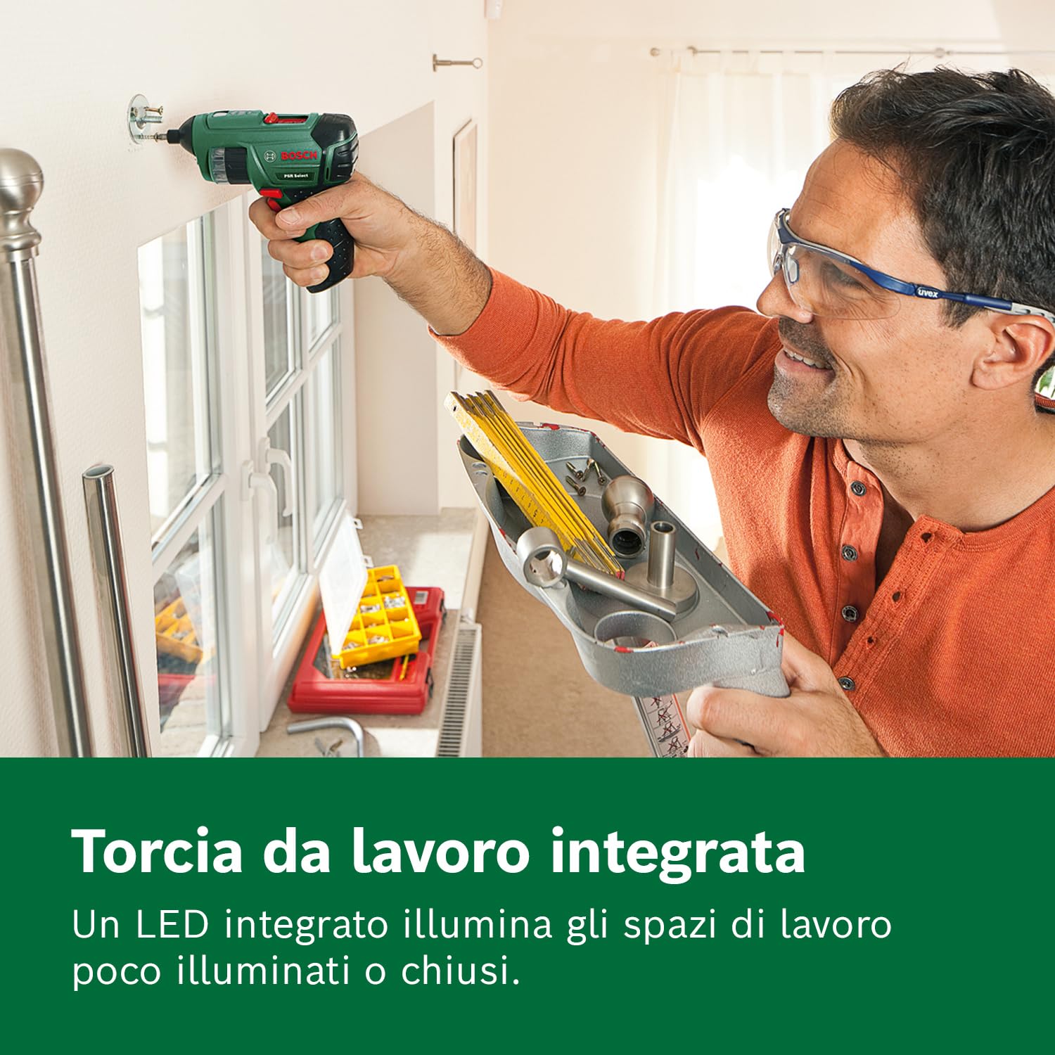 Bosch PSR Select Avvitatore a Batteria 4V 2.0Ah 12 Bit