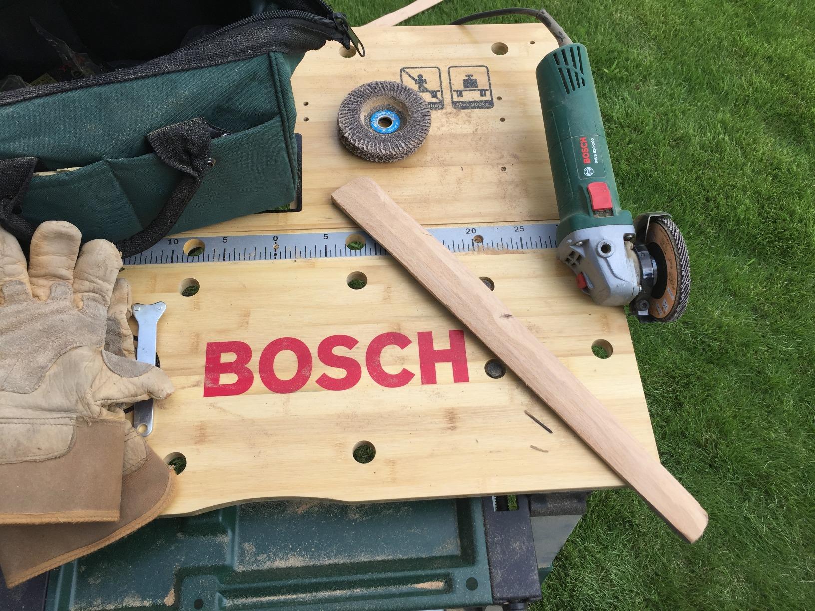 Bosch PWB 600 banco da lavoro in bambù richiudibile