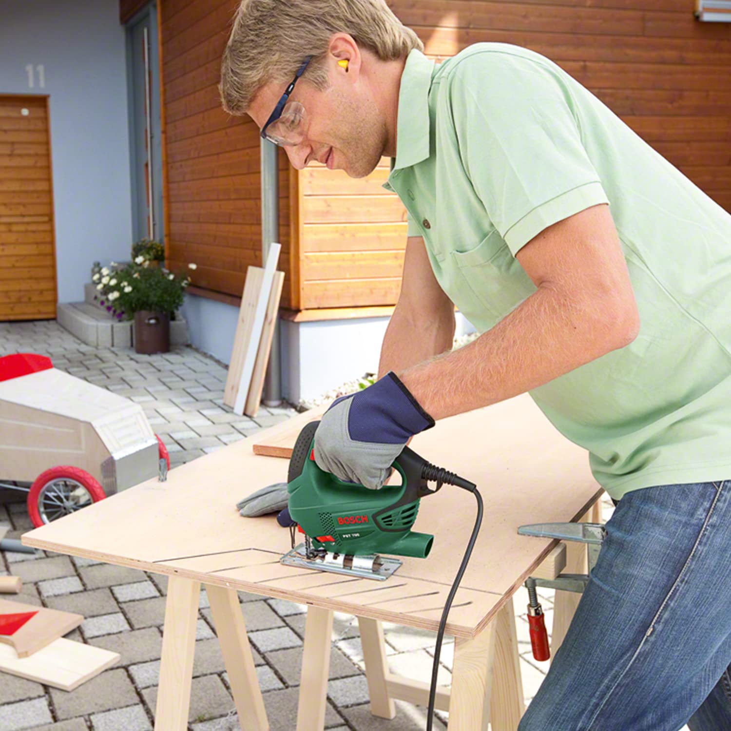 Bosch PST 700 E Seghetto Alternativo 500W con Valigia