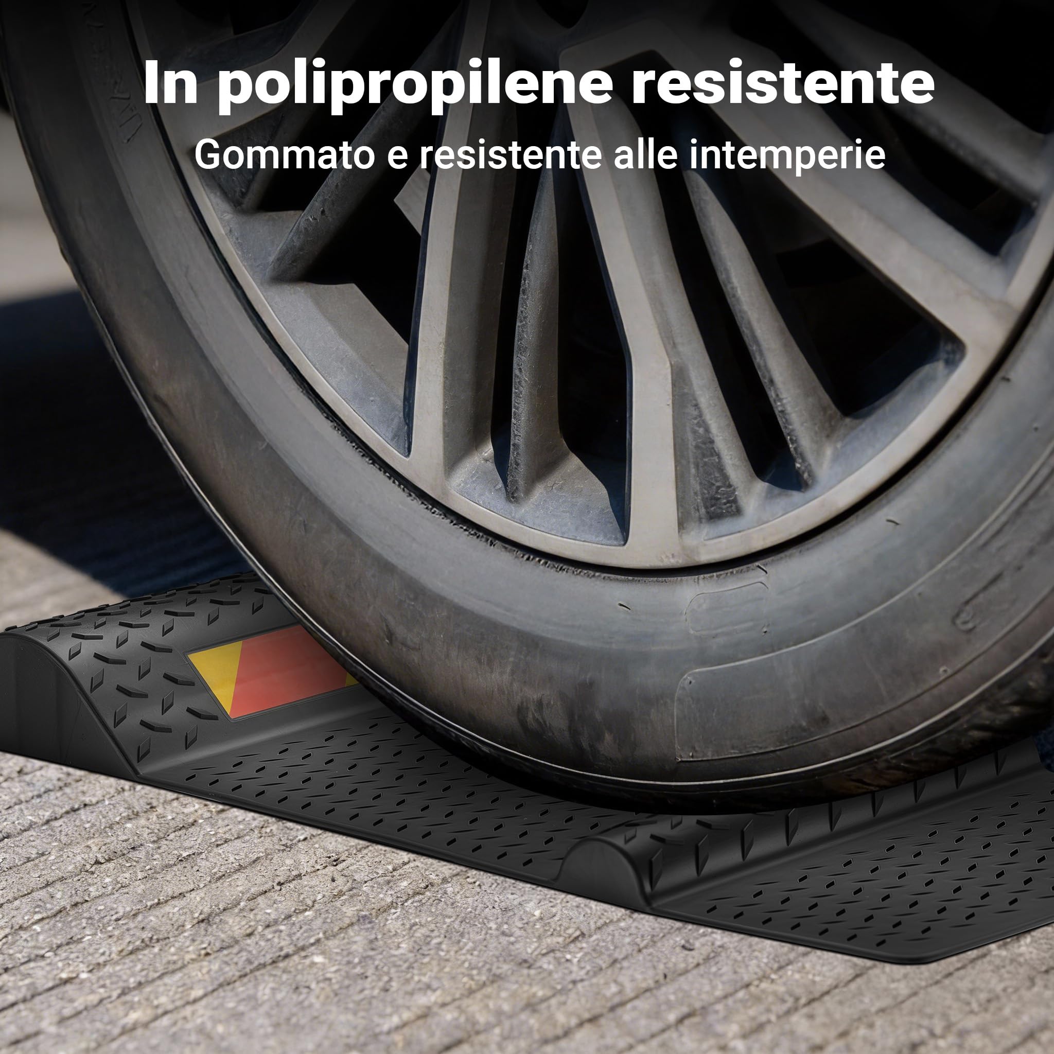 Wiltec Fermaruota Autoadesivo 52,8 cm 2 pezzi
