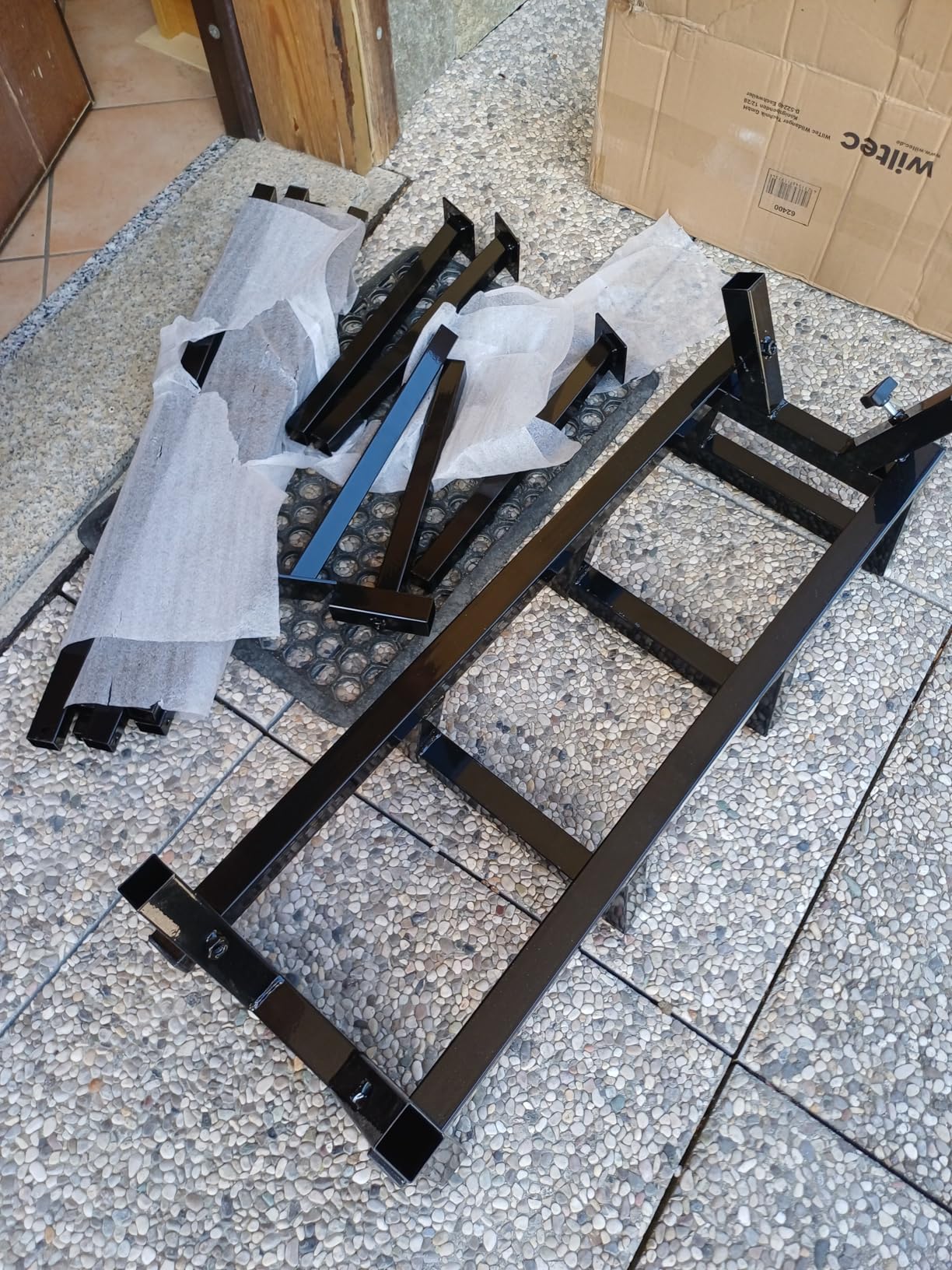 Wiltec Cavalletto Taglialegna Motosega Pieghevole 88x71x96cm