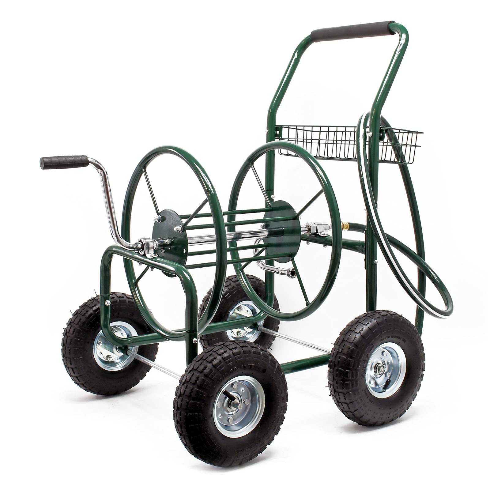 Wiltec carrello avvolgitubo 16 mm max 76 m ruote 25cm