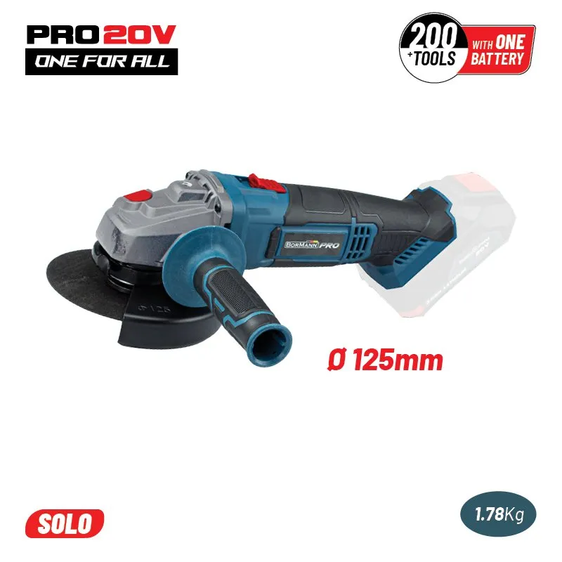 Bormann Pro smerigliatrice angolare 20V solo corpo