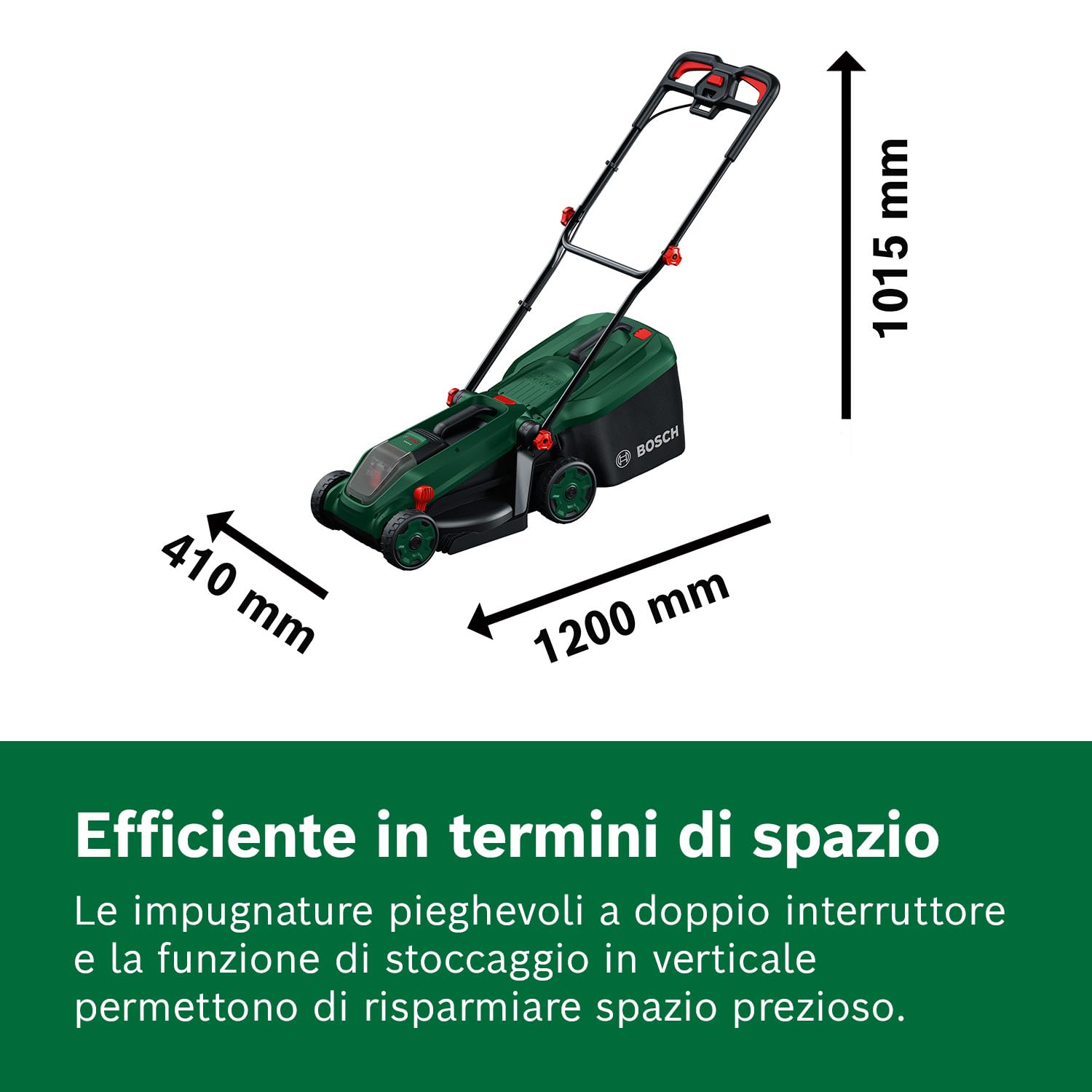 Bosch Rotak 18V-34 Rasaerba Batteria 34 cm senza Batteria