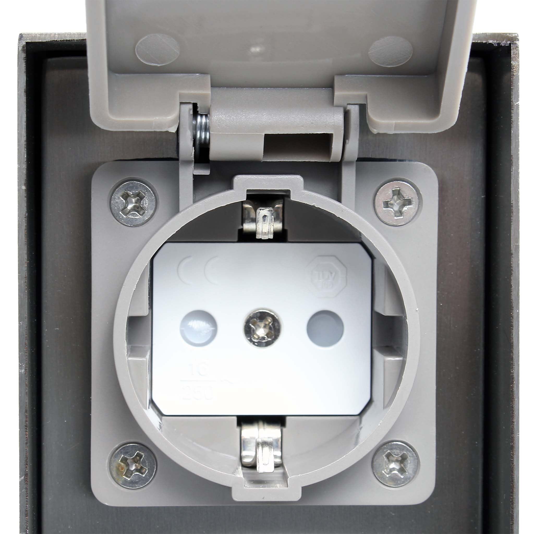 Wiltec Colonna Presa Giardino 2 Prese 230V IP44